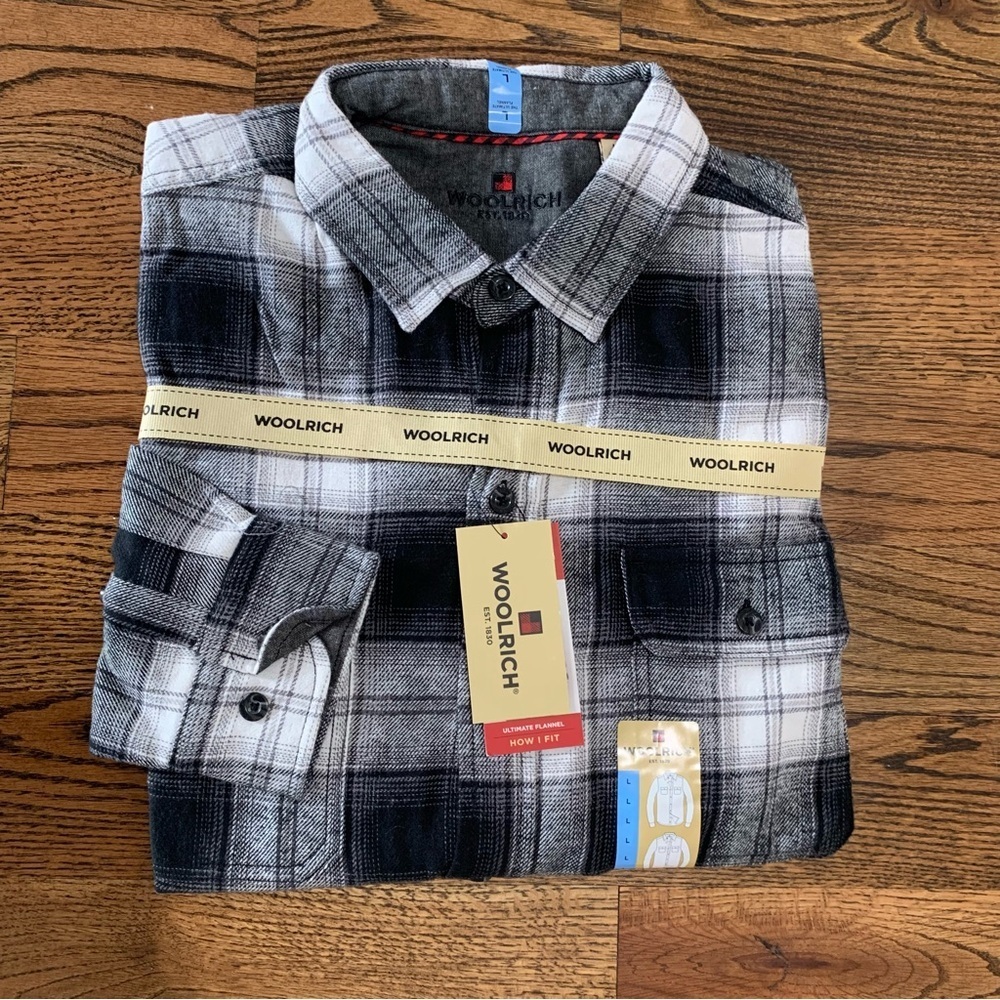 NWT Woolrich Flannel Button Up Shirt